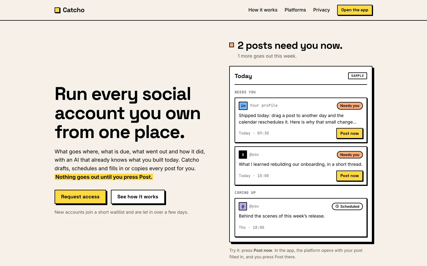 Catcho website